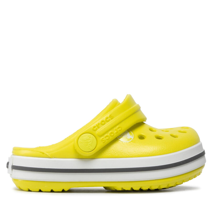Чехли Crocs Crocband Clog T 207005-725 Жълт цвят на ниска цена