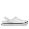 Чехли Crocs Crocs Crocband Clean Clog Kids 208477 Бял цвят на ниска цена