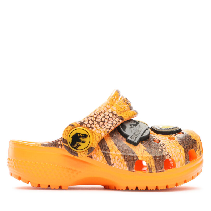 Чехли Crocs Crocs Jurassic World Clasic Clog T 208848 Оранжев цвят на ниска цена