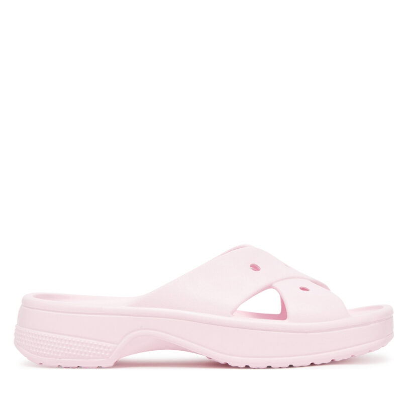 Чехли Crocs Cross Strap 210840 Розов цвят на ниска цена