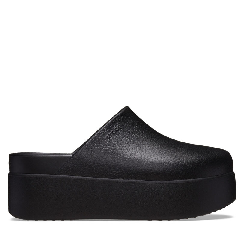 Чехли Crocs Dylan Platform Clog 209869 Черен цвят на ниска цена