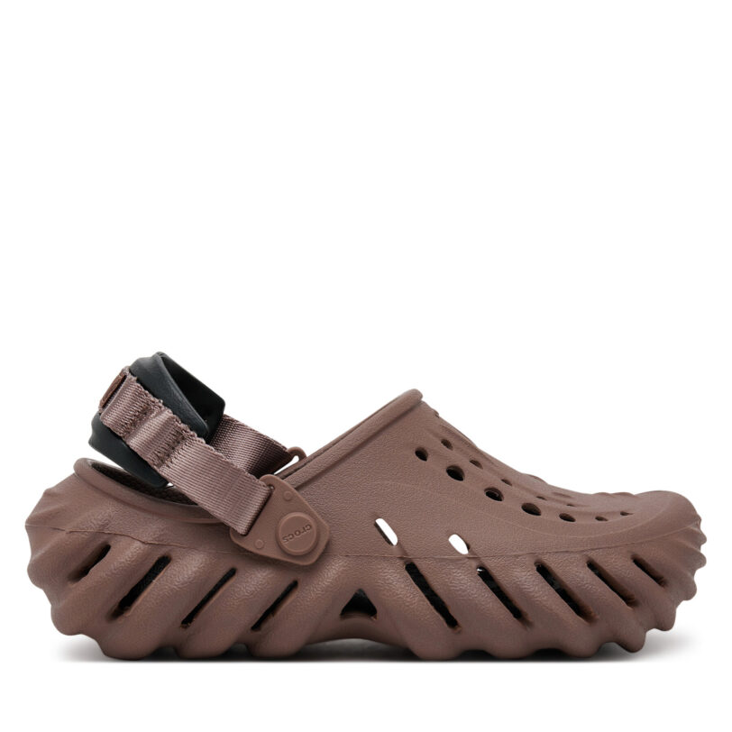 Чехли Crocs Echo Clog 207937 Кафяв цвят на ниска цена