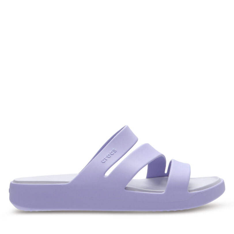 Чехли Crocs Getaway Strappy 209587 Виолетов цвят на ниска цена