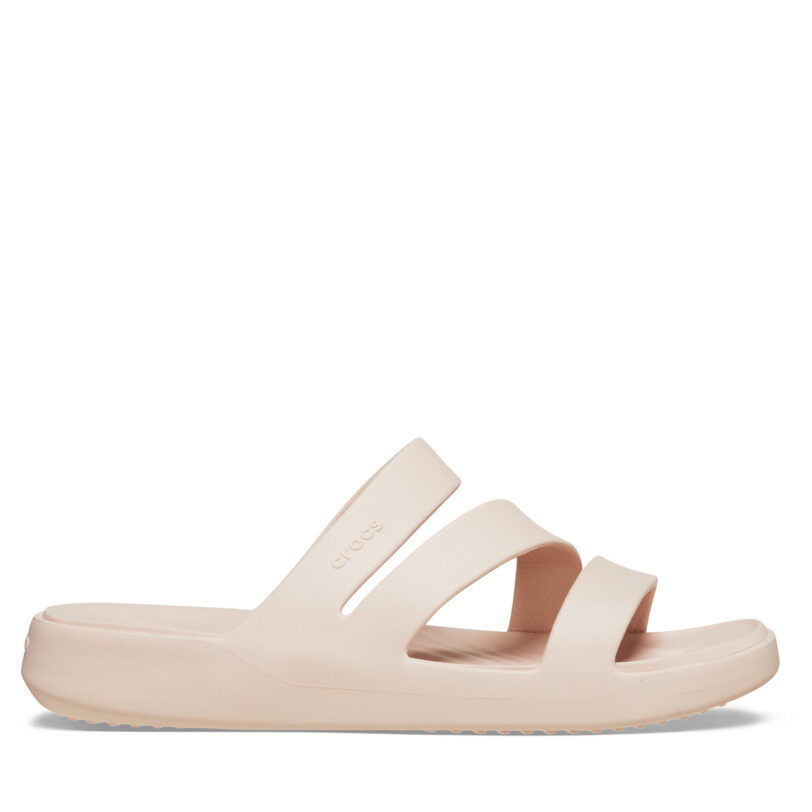Чехли Crocs Getaway Strappy 209587 Екрю цвят на ниска цена