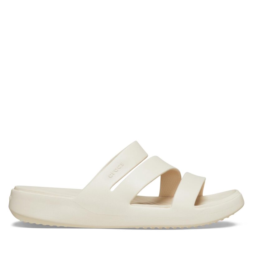 Чехли Crocs Getaway Strappy Sandal W 209587 Екрю цвят на ниска цена