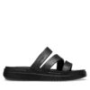 Чехли Crocs Getaway Strappy Sandal W 209587 Черен цвят на ниска цена