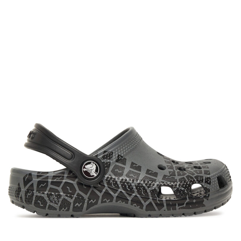 Чехли Crocs Kids Tire Print Classic Clog 211261 Сив цвят на ниска цена