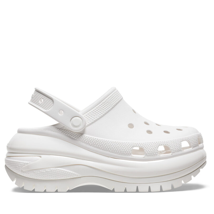 Чехли Crocs Mega Crush Clog 207988 Бял цвят на ниска цена