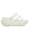 Чехли Crocs Mega Crush Triple Strap 209842 Екрю цвят на ниска цена