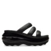 Чехли Crocs Mega Crush Triple Strap 209842 Черен цвят на ниска цена