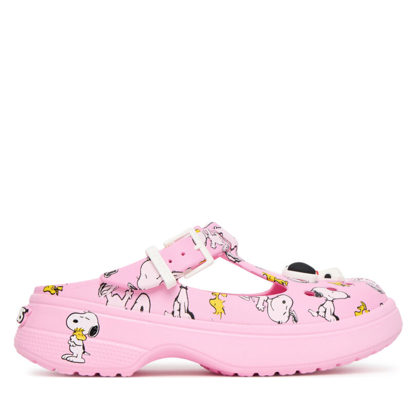 Чехли Crocs Peanuts Mary Jane Clog 211130 Розов цвят на ниска цена