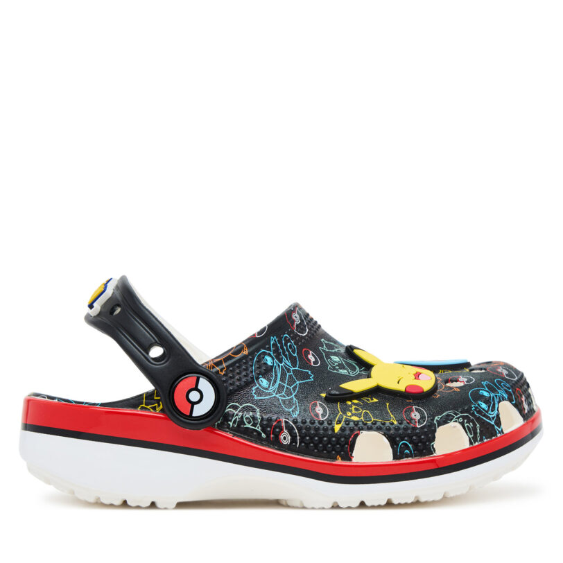 Чехли Crocs Pokémon Classic Clog 211344 Черен цвят на ниска цена