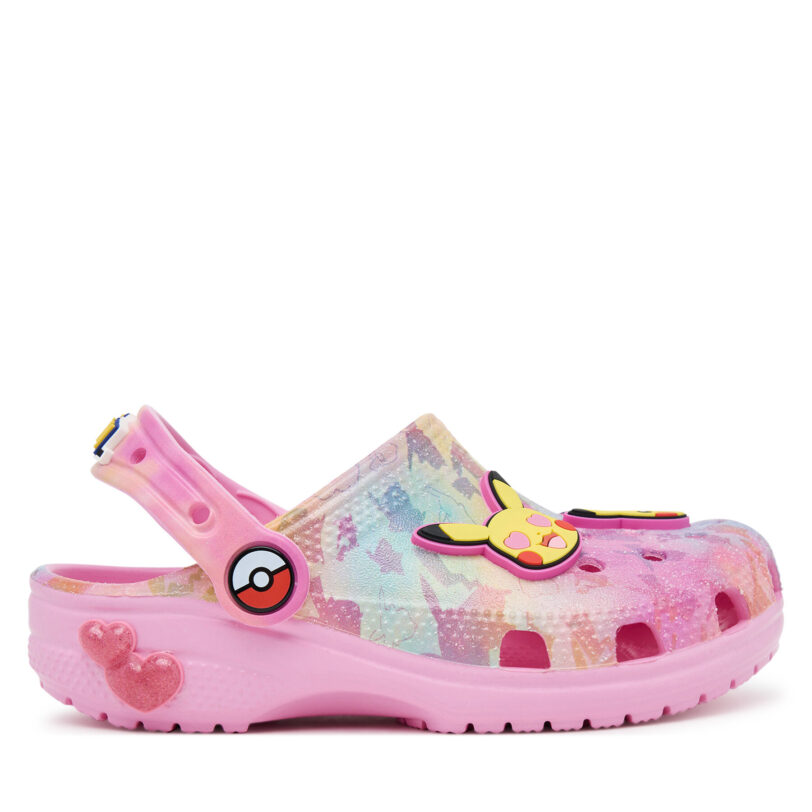 Чехли Crocs Pokémon Pikachu Classic Clog 211229 Розов цвят на ниска цена