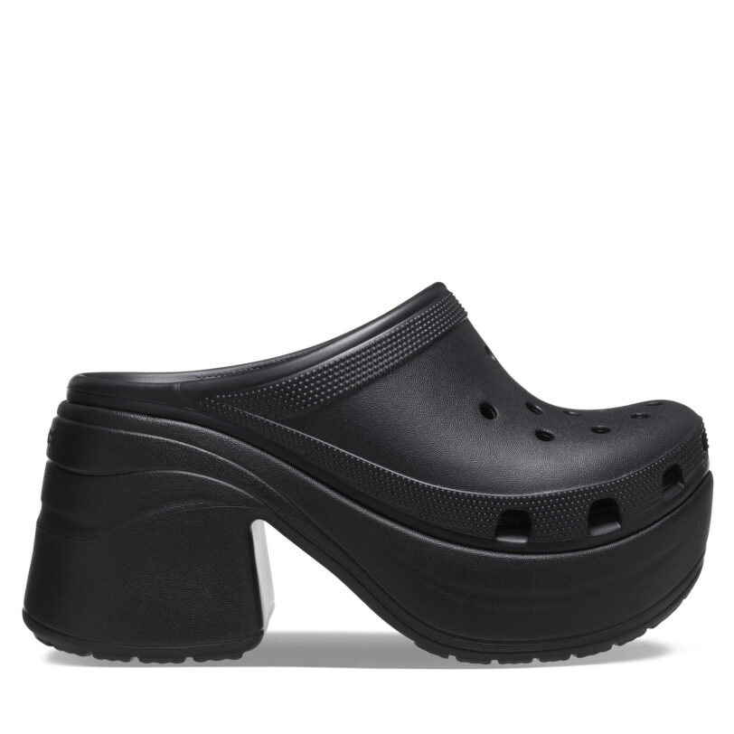 Чехли Crocs Siren Clog 208547 Черен цвят на ниска цена