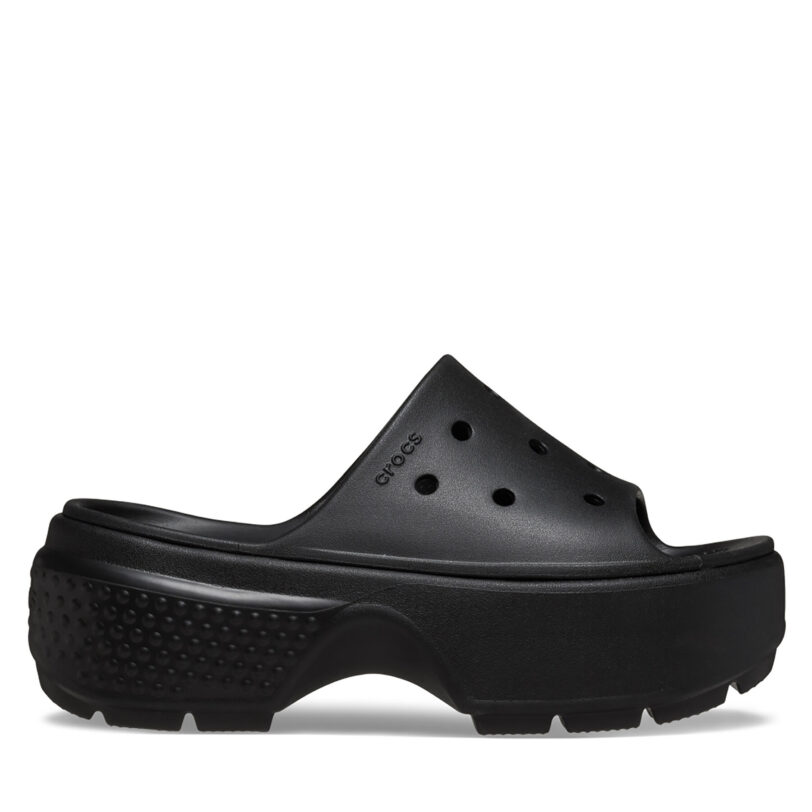 Чехли Crocs Stomp Slide 209346 Черен цвят на ниска цена