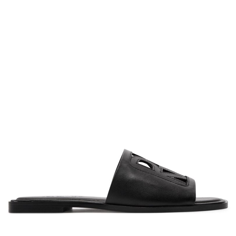 Чехли DKNY Jalila K1494653 Черен цвят на ниска цена