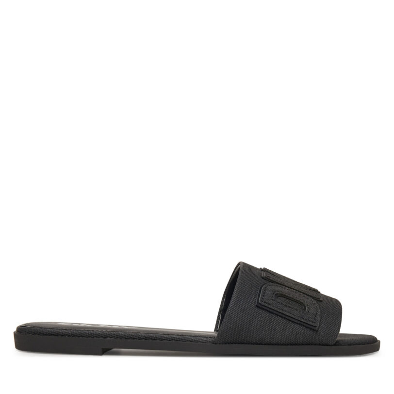 Чехли DKNY Willow K1500528 Черен цвят на ниска цена