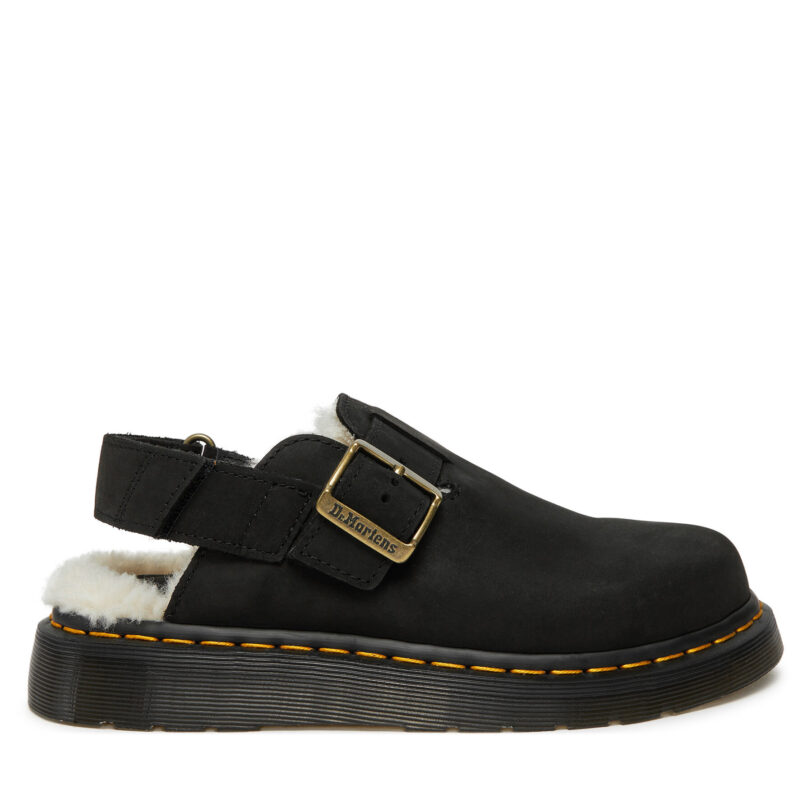 Чехли Dr. Martens Jorge II Faux 31264001 Черен цвят на ниска цена