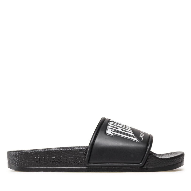 Чехли HUF Huf X Thrasher Slide CP00105 Черен цвят на ниска цена
