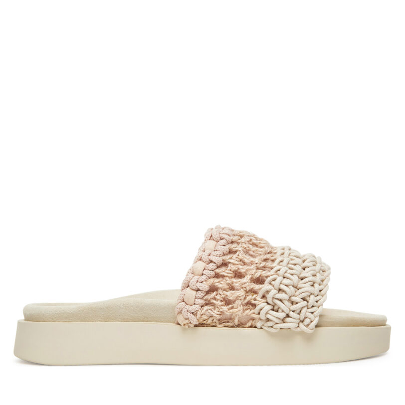 Чехли Inuikii Loose Knitted 70104-110 Бежов цвят на ниска цена