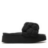 Чехли Inuikii Puffer Braided 70103-177 Черен цвят на ниска цена