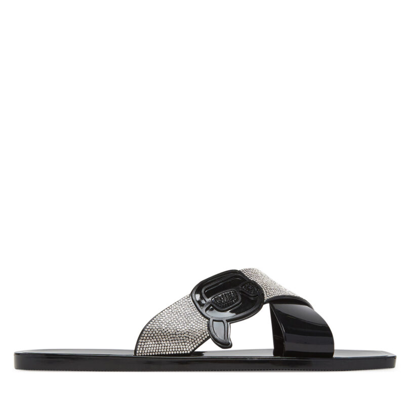 Чехли KARL LAGERFELD Jelly KL80004S Черен цвят на ниска цена