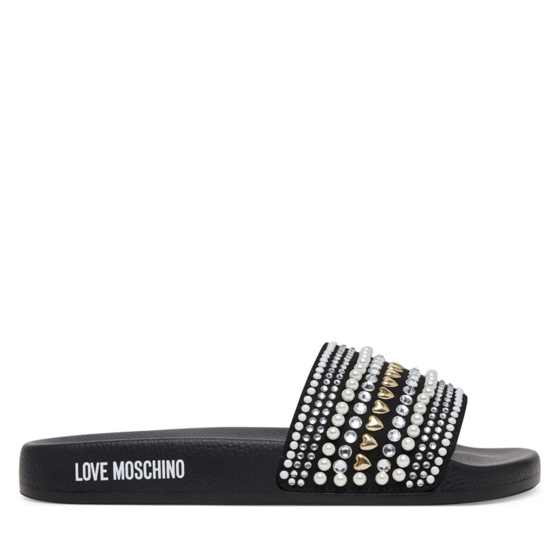Чехли LOVE MOSCHINO JA28352G0MJAA000 Черен цвят на ниска цена