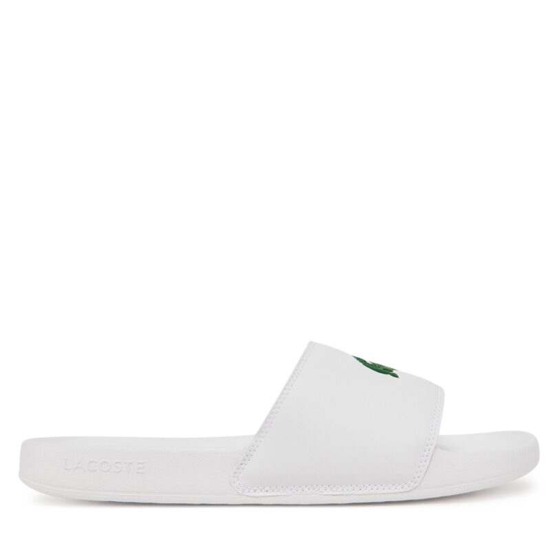 Чехли Lacoste Serve Sliders 7-49CMA0041 Бял цвят на ниска цена