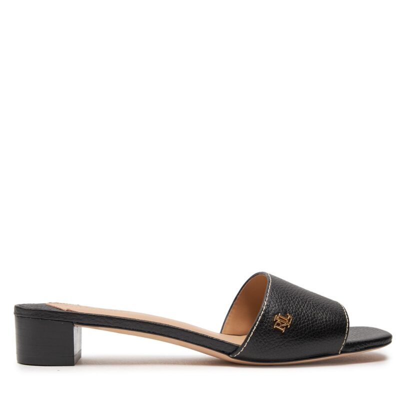 Чехли Lauren Ralph Lauren 802925259001 Черен цвят на ниска цена