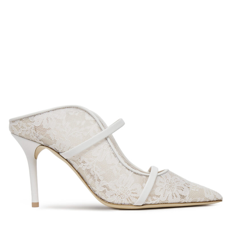 Чехли MALONE SOULIERS Maureen 85-269 Бял цвят на ниска цена