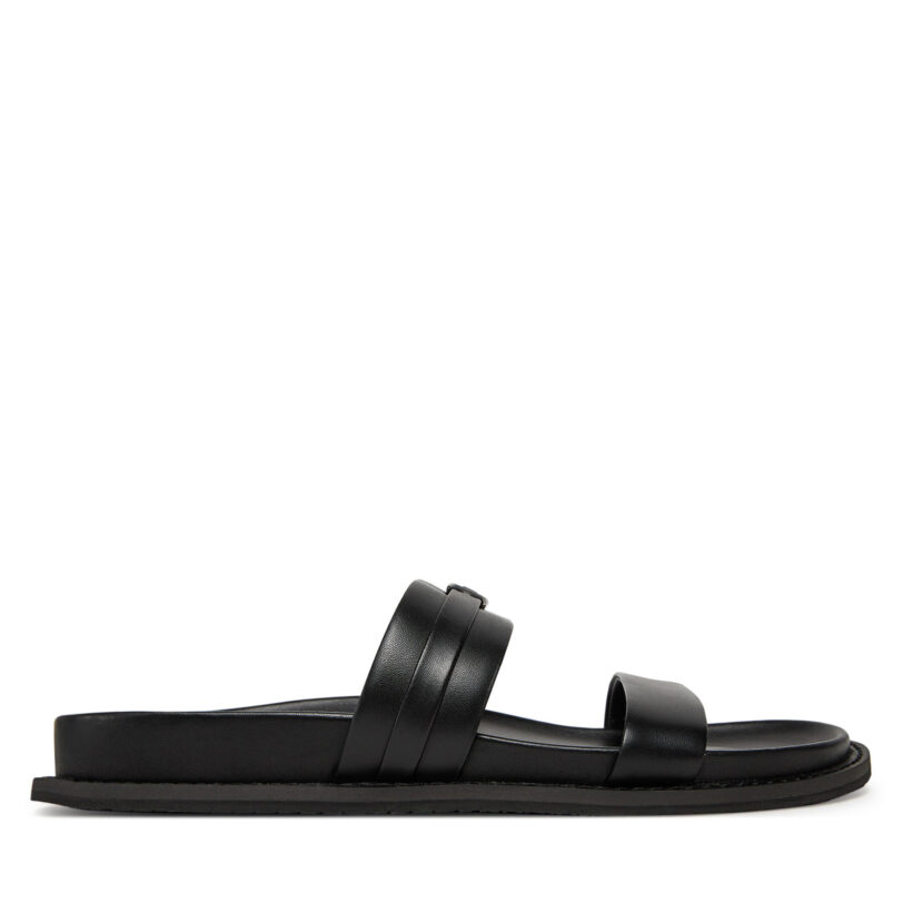 Чехли MICHAEL Michael Kors Mandy Flat Sandal 40S5MAFS2L Черен цвят на ниска цена