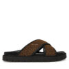 Чехли Max Mara Beachwear Party 25165210396 Кафяв цвят на ниска цена