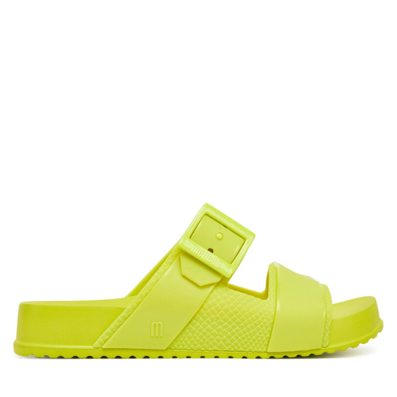 Чехли Melissa Melissa Cozy Connection Slide Ad M 35832 Зелен цвят на ниска цена