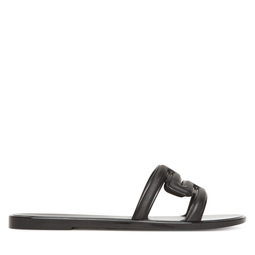 Чехли Melissa Melissa M Slide Ad M 36148 Черен цвят на ниска цена