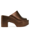 Чехли Melissa Melissa Mule Hype Metallic Ad 36497 Кафяв цвят на ниска цена