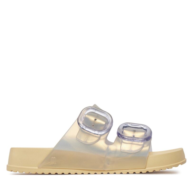 Чехли Melissa Mini Melissa Cozy Slide Inf 35685 Жълт цвят на ниска цена