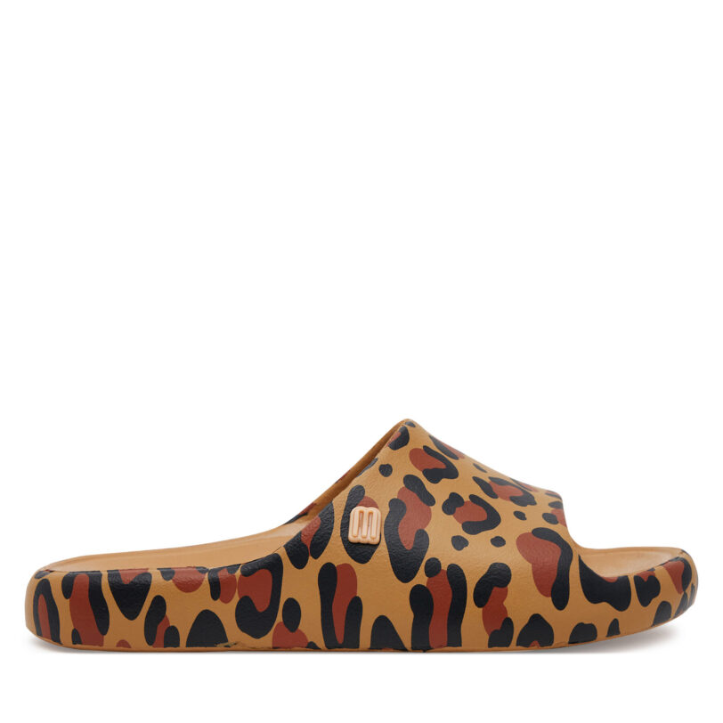 Чехли Melissa Mini Melissa Free Print Slide Inf 35936 Кафяв цвят на ниска цена