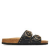 Чехли ONLY Shoes Onlmaxi-15 Pu Studs Buckle 15341190 Черен цвят на ниска цена