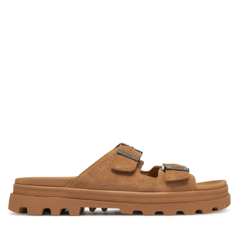 Чехли Palladium Dunelite Riviera Sde 74455-252-M Кафяв цвят на ниска цена