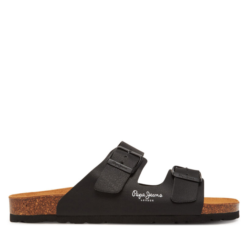 Чехли Pepe Jeans PLS90638 Черен цвят на ниска цена