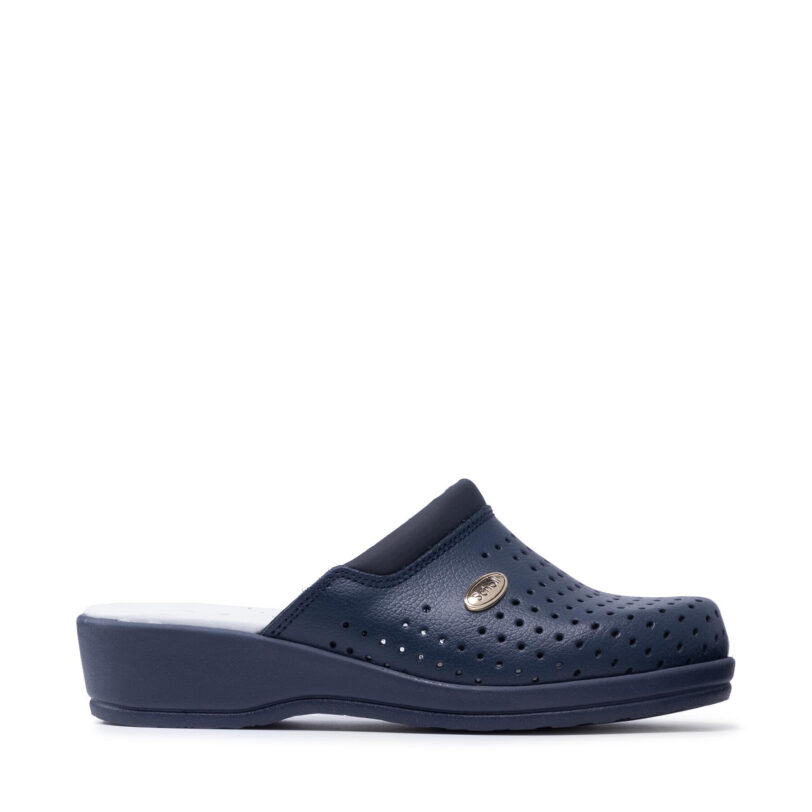 Чехли Scholl Clog Back Guard F20002 1040 Тъмносин цвят на ниска цена