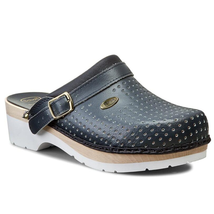 Чехли Scholl Clog S/Comf.B/S Ce F20078 1040 400 Тъмносин цвят на ниска цена