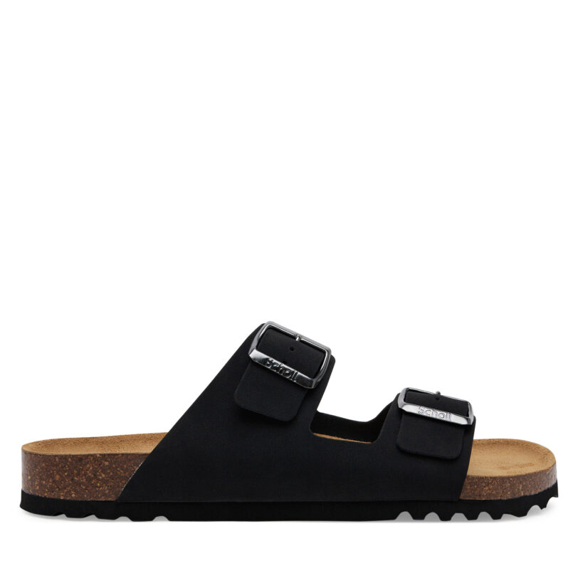 Чехли Scholl Gerry Ad MF32144 1004 Черен цвят на ниска цена