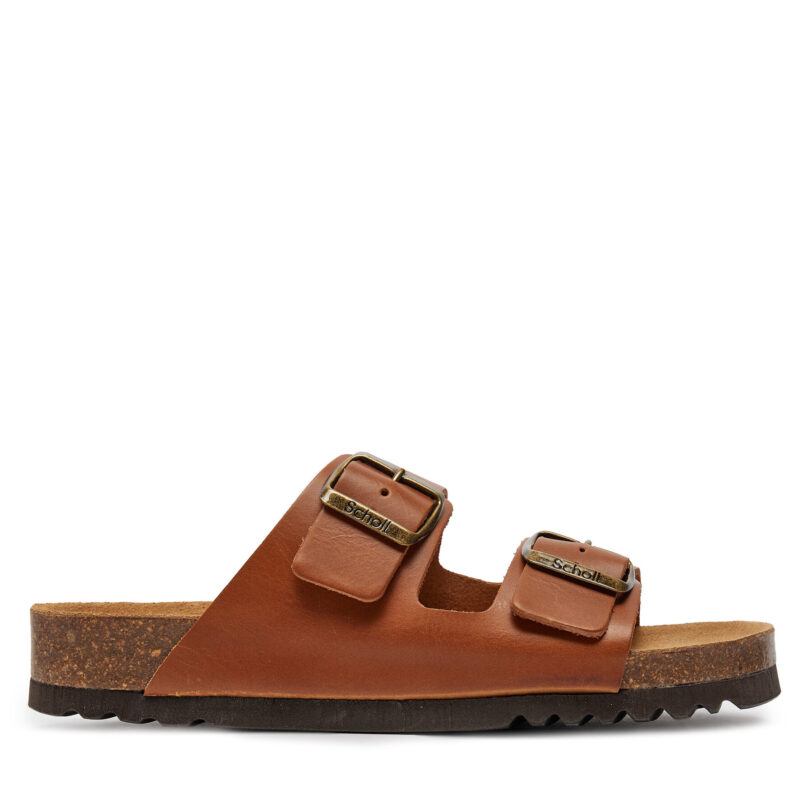 Чехли Scholl Julien F30076 Кафяв цвят на ниска цена