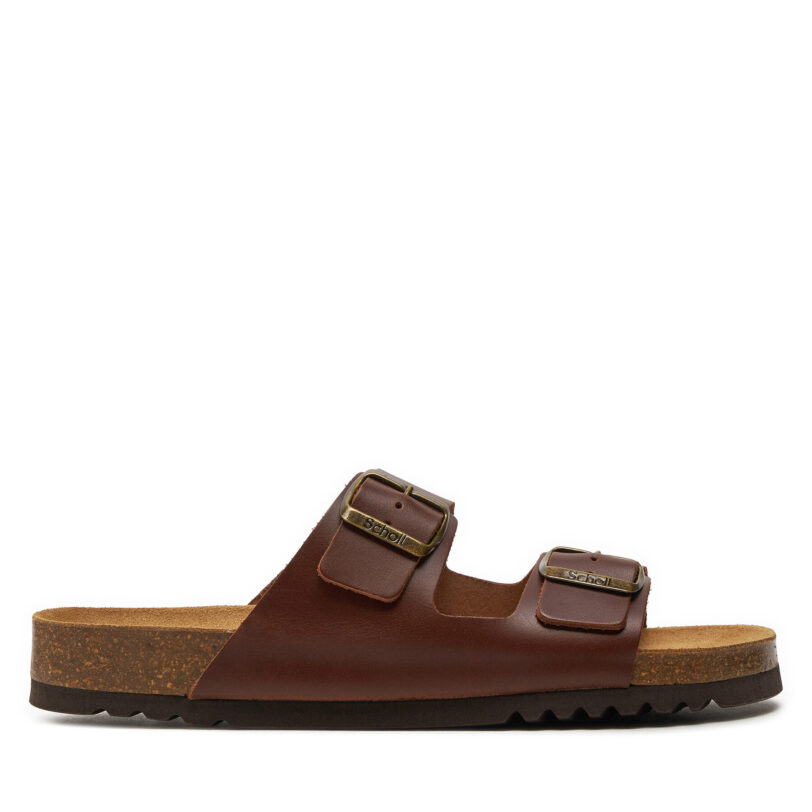 Чехли Scholl Julien F30076 Кафяв цвят на ниска цена