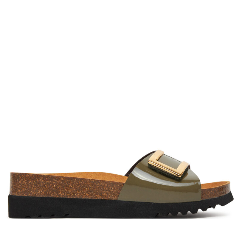 Чехли Scholl Monterey Mule MF31555 Каки цвят на ниска цена