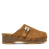 Чехли Scholl Pescura Clog 50 Cork F31632 1175 380 Кафяв цвят на ниска цена