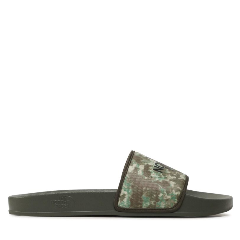 Чехли The North Face M Base Camp Slide Iii NF0A4T2RIYL1 Зелен цвят на ниска цена