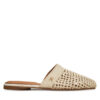 Чехли Tommy Hilfiger Crochet Mule FW0FW08413 Екрю цвят на ниска цена
