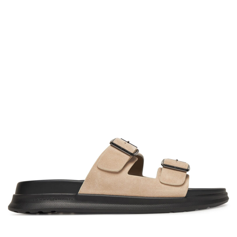 Чехли Tommy Hilfiger D Density Hilfiger Sde Sand FM0FM05413 Бежов цвят на ниска цена